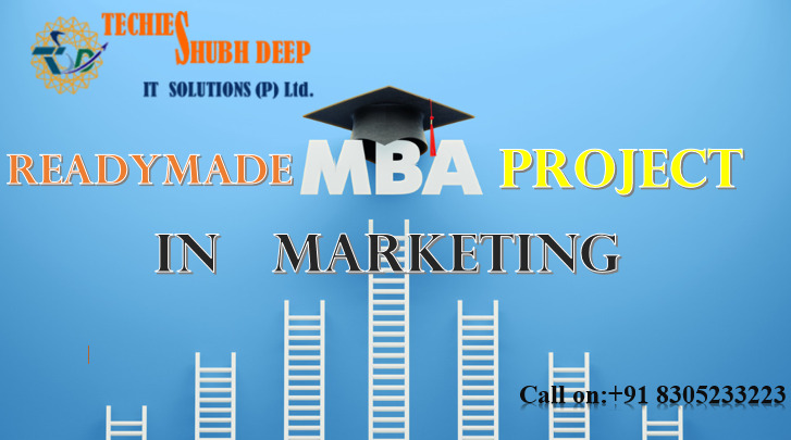 Readymade MBA Projects In Marketing