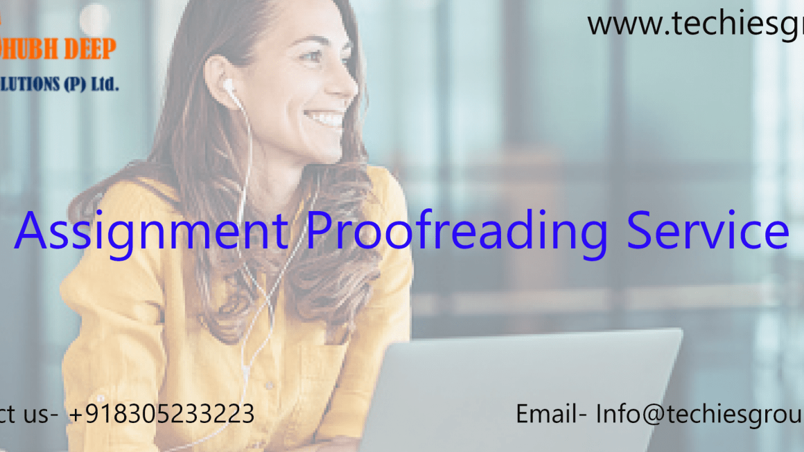 Assignment Proofreading Service