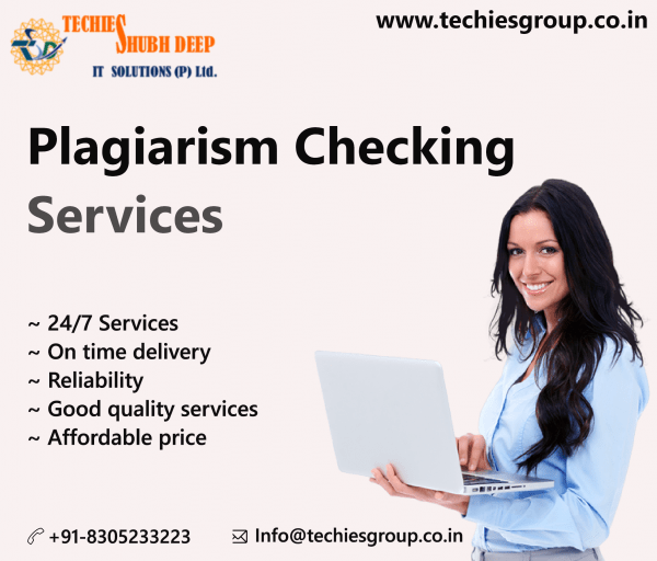 PLAGIARISM CHECKING SERVICES