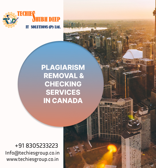 PLAGIARISM CHECKER AND REMOVAL SERVICES IN CANADA
