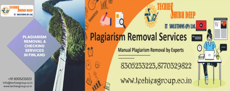 PLAGIARISM CHECKER AND REMOVAL SERVICES IN FINLAND