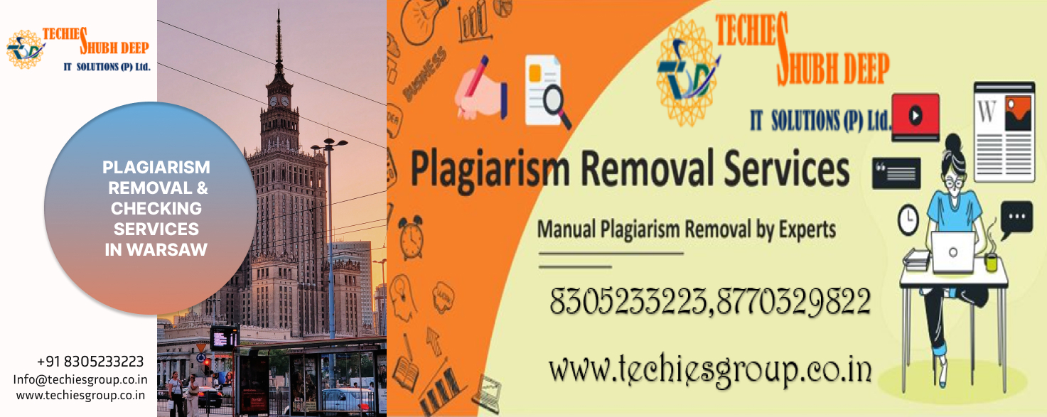 PLAGIARISM CHECKER AND REMOVAL SERVICES IN WARSAW