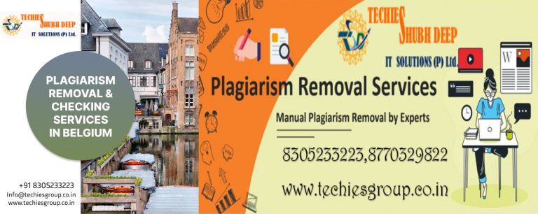 PLAGIARISM CHECKER AND REMOVAL SERVICES IN BELGIUM