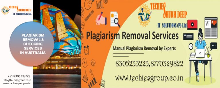 PLAGIARISM CHECKER AND REMOVAL SERVICES IN AUSTRALIA